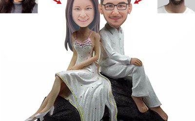 Custom Wedding Officiant Bobbleheads As a Gift