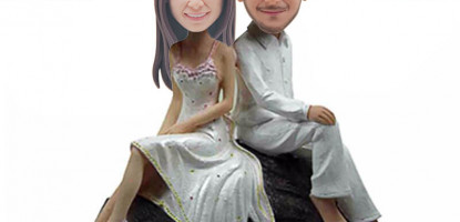 Custom Wedding Officiant Bobbleheads As a Gift