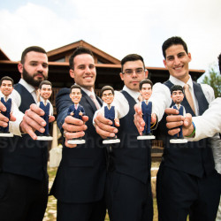groomsman group custom bobblehead