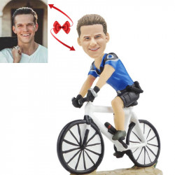 bicycle racing driver custom bobblehead