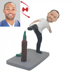 bottle cap challenge custom bobblehead