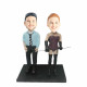 businessman and sexy lady couple custom figure bobblehead businessman and sexy lady couple custom figure bobblehead