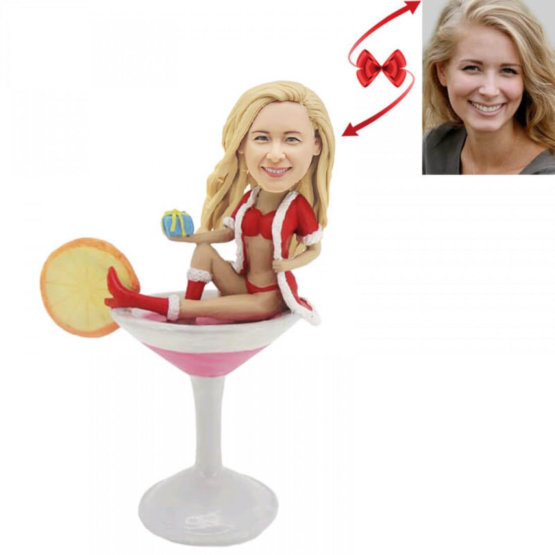 Christmas Bobblehead Decoration - Personalized Holiday