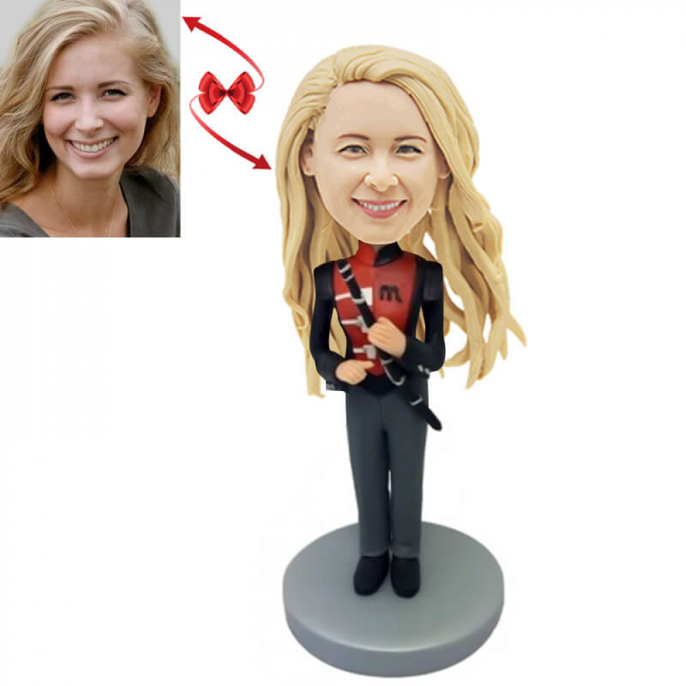 Female Graduates with Diplomas Custom Bobblehead