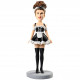 humorous cute maid outfit with long stockings custom figure bobblehead humorous cute maid outfit with long stockings custom figure bobblehead