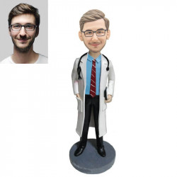 doctor with stethoscope custom