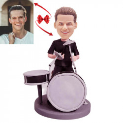 drummer musician custom bobblehead