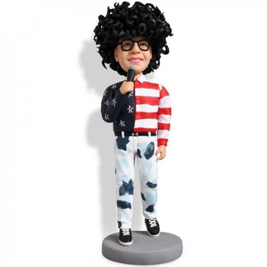fashion singer custom figure bobblehead fashion singer custom figure bobblehead