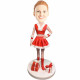 female in christmas dress with gifts custom figure bobbleheads female in christmas dress with gifts custom figure bobbleheads
