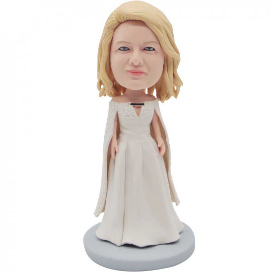 female in luxurious evening dress custom figure bobbleheads female in luxurious evening dress custom figure bobbleheads