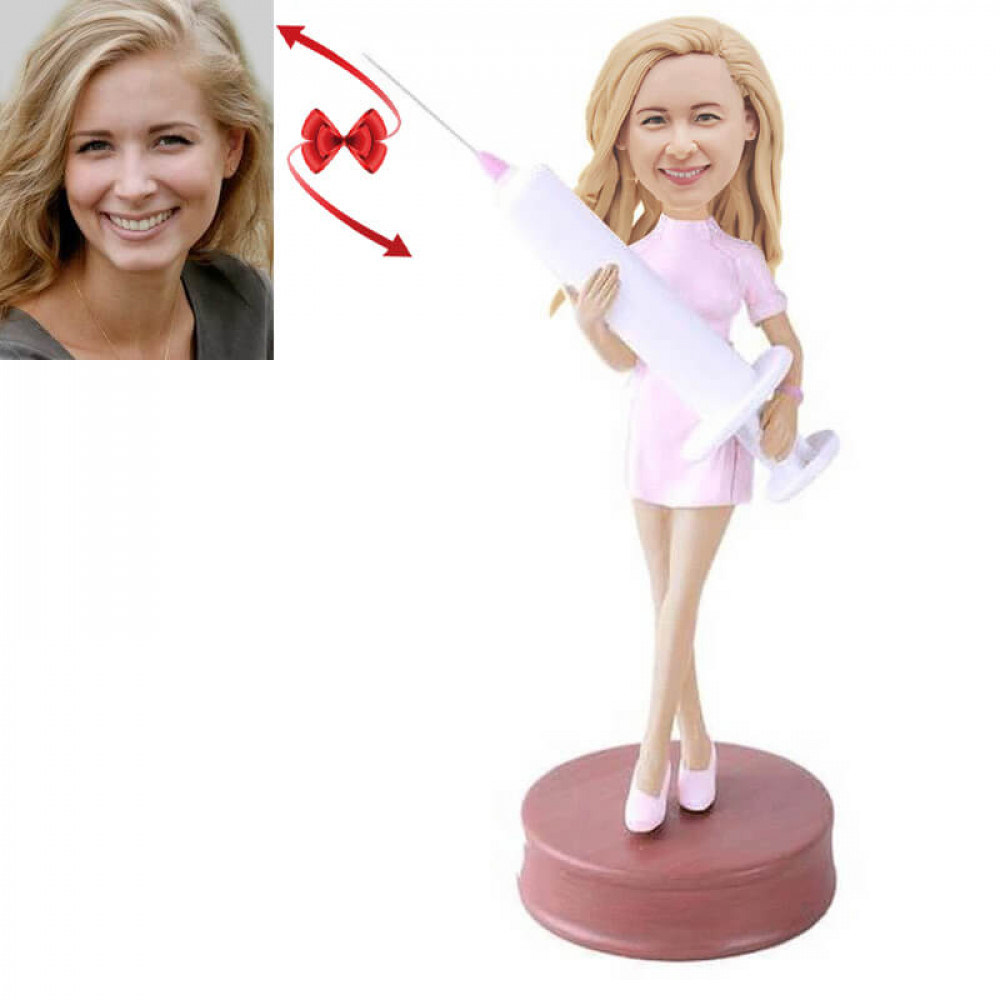 Female Nurse Custom Bobblehead