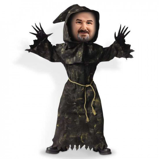 halloween scary jack with cloak custom figure bobblehead