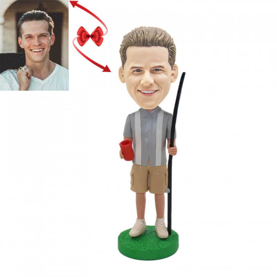 have an outing in spring custom bobblehead