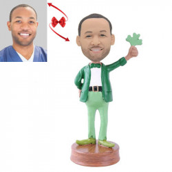 lucky leprechaun custom bobblehead