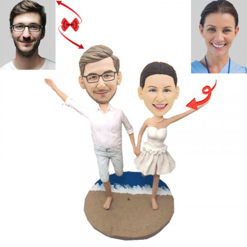Beach Lovers Custom Bobblehead main image 1