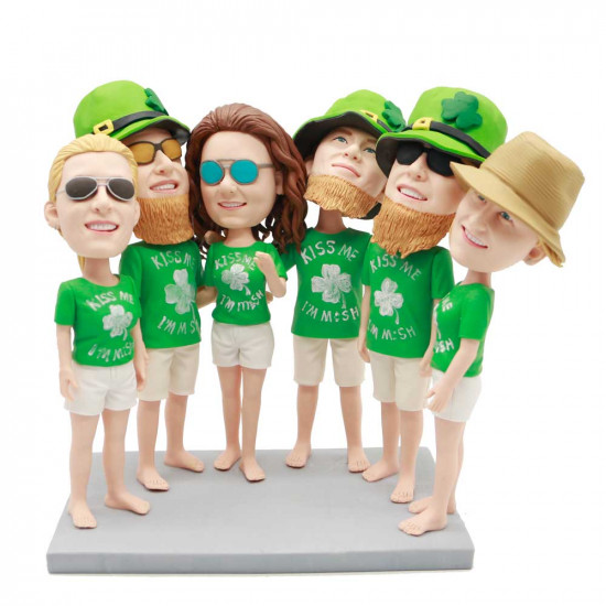 male and his friends custom family bobblehead male and his friends custom family bobblehead