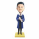 male graduates in dark blue gown with diploma custom graduation bobblehead male graduates in dark blue gown with diploma custom graduation bobblehead