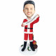 male in santa claus costume holding banner custom figure bobbleheads male in santa claus costume holding banner custom figure bobbleheads