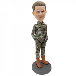 male soldier custom bobblehead b