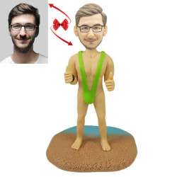 man with mankini custom bobblehead